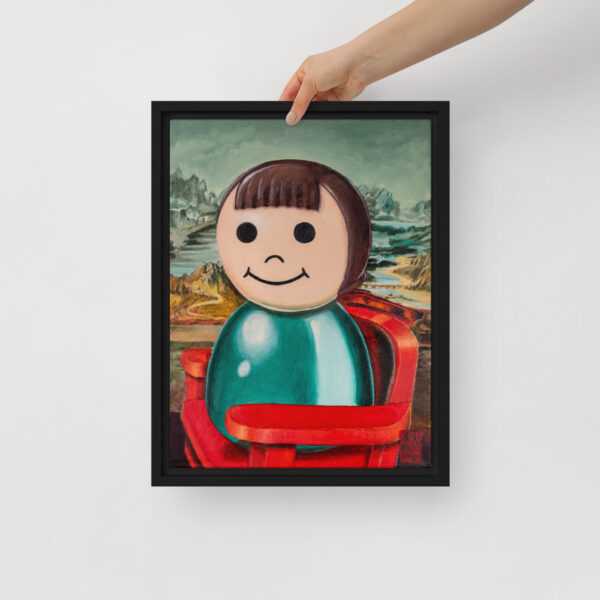 Little Lisa No 1 - Framed Canvas Reproductions - Image 3