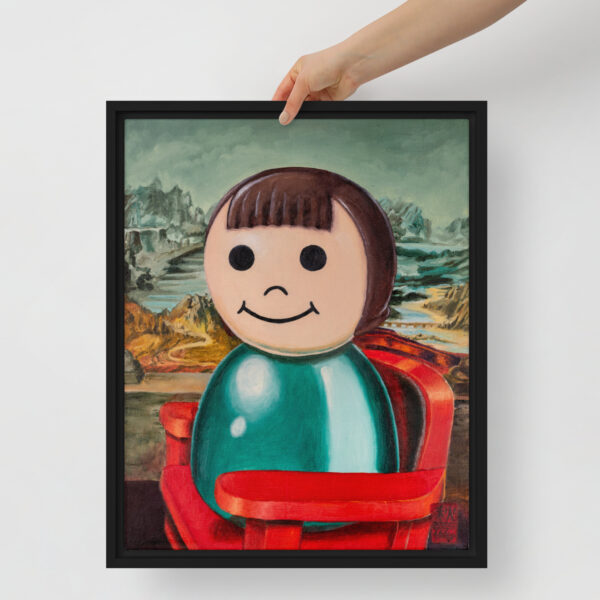 Little Lisa No 1 - Framed Canvas Reproductions