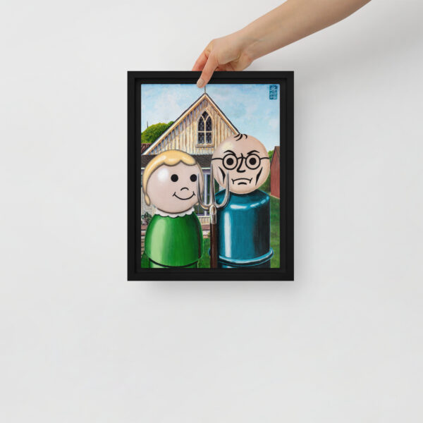 Little Gothic Framed Canvas Reproductions - Image 2