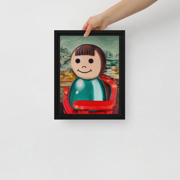 Little Lisa No 1 - Framed Canvas Reproductions - Image 2