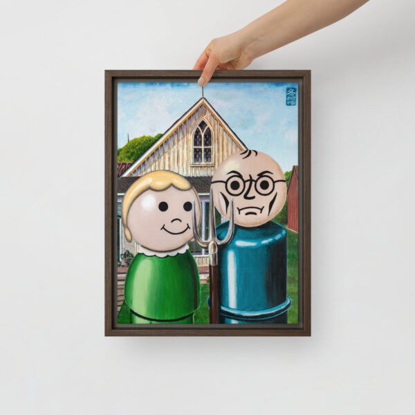 Little Gothic Framed Canvas Reproductions - Image 5