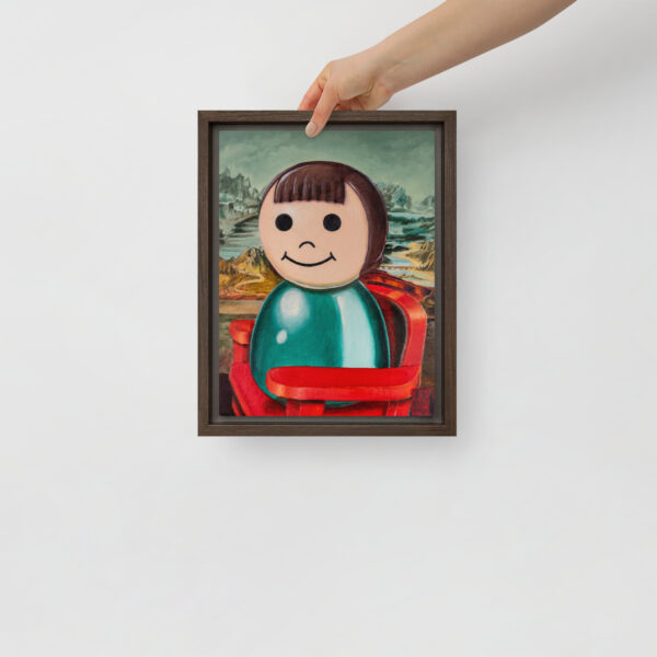 Little Lisa No 1 - Framed Canvas Reproductions - Image 4